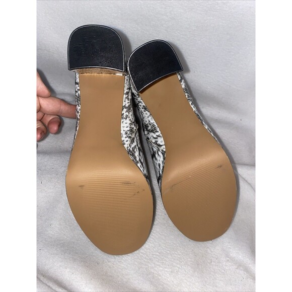 Justfab bootie Snake Platform 10 Animal Ankle Boot Francine Zip Sexy NWOT 8.5 - Picture 7 of 8